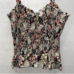 Rachel Zoe Printed Tie Tank NWT